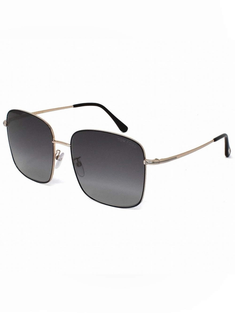 TOM FORD GOLD/SMOKE GRADIENT SQUARE UNISEX SUNGLASSES TF894-K